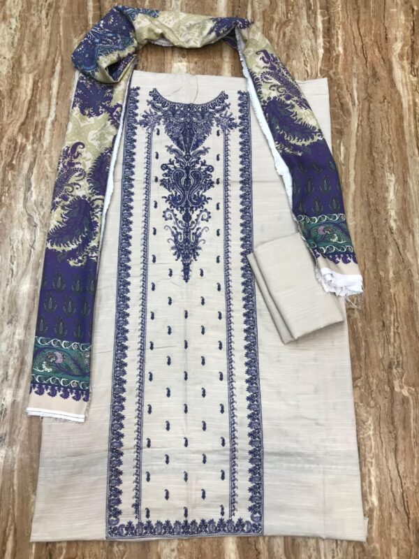 Fabric 3 Piece Khaddar