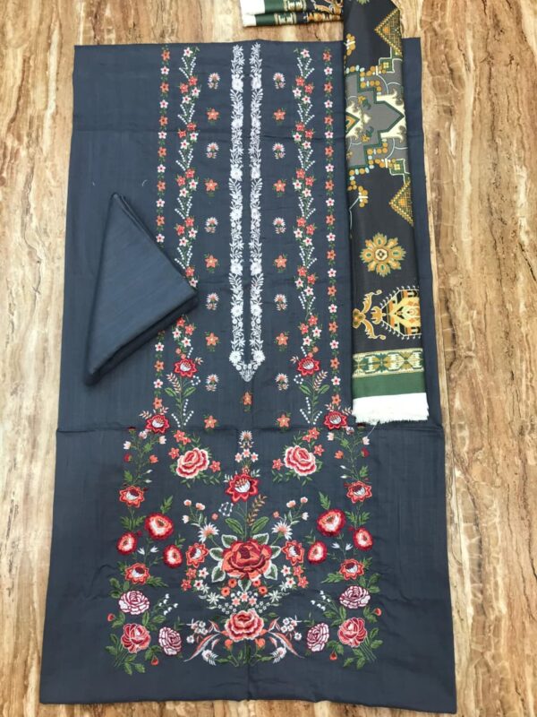 Fabric 3 Piece Khaddar